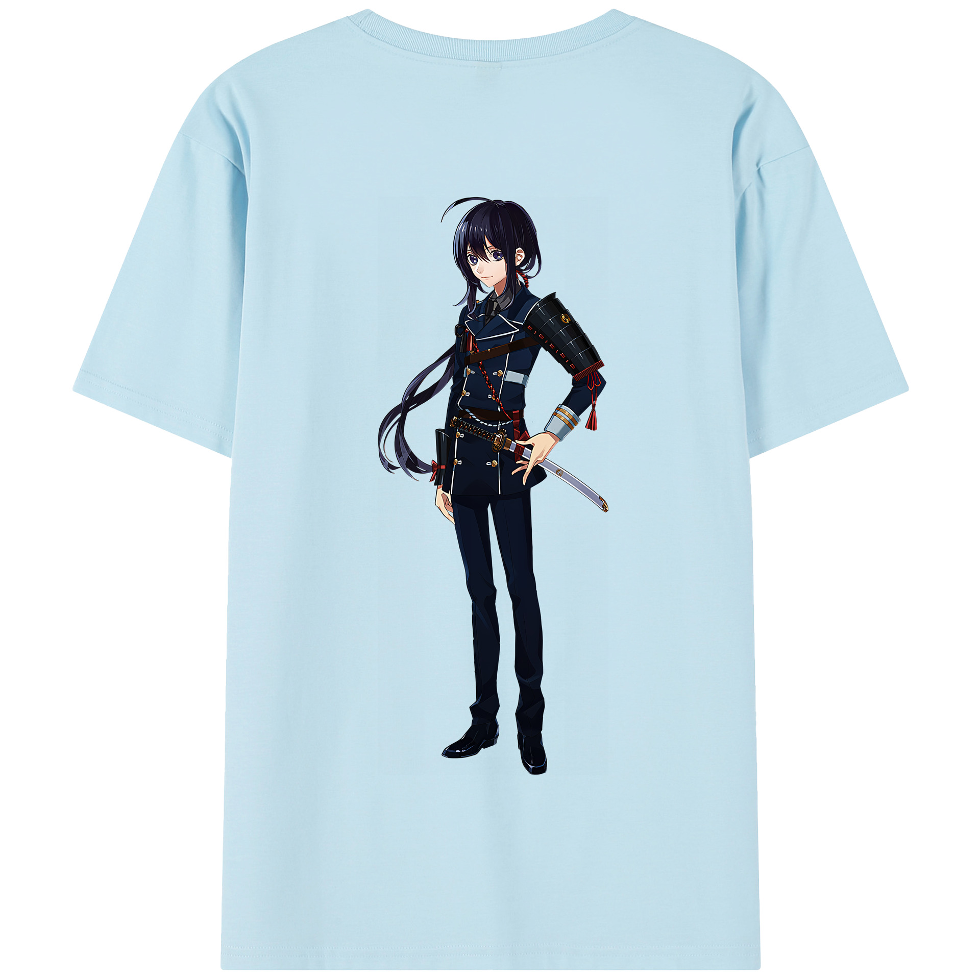 （画像用） 刀剣乱舞 Touken Ranbu 綿100％半袖Tシャツ（背面プリント）